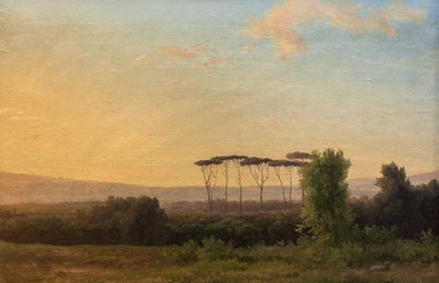 Campagne romaine (huile sur toile) - Pierre Henri de Valenciennes