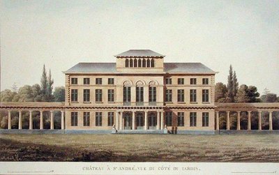 Château de Saint-André, depuis le jardin, de 