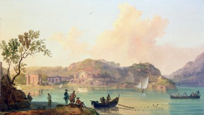 Baiae avec les temples de Vénus et Diane depuis la forteresse de Don Pedro de Tolède - Pierre Jacques Volaire
