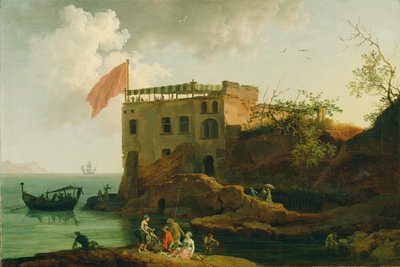 Vue de Gaiola - Pierre Jacques Volaire