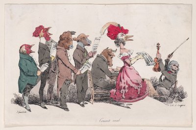 Concert vocal des Métamorphoses du jour, 1829 - Pierre Langlumé