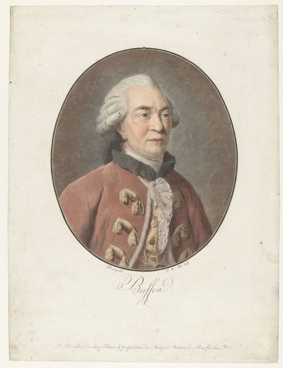 Portrait de Georges Louis Leclerc comte de Buffon (série Collection des Grands Hommes) - Pierre Michel Alix