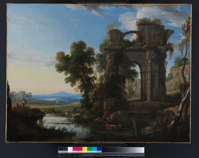 Paysage avec ruines classiques, 1640-1645 - Pierre Patel