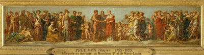 Noces de Hebe et Hercule, allegorie relative au mariage de Napoleon I et Marie Louise ... - Pierre Paul (attr. to) Prud