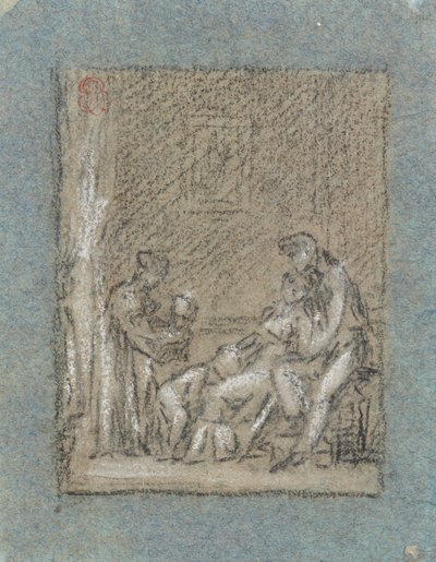 Étude pour Une Famille dans la désolation - Pierre Paul Prud