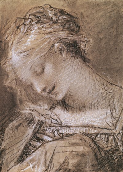 Tête de la Vierge - Pierre Paul Prudhon