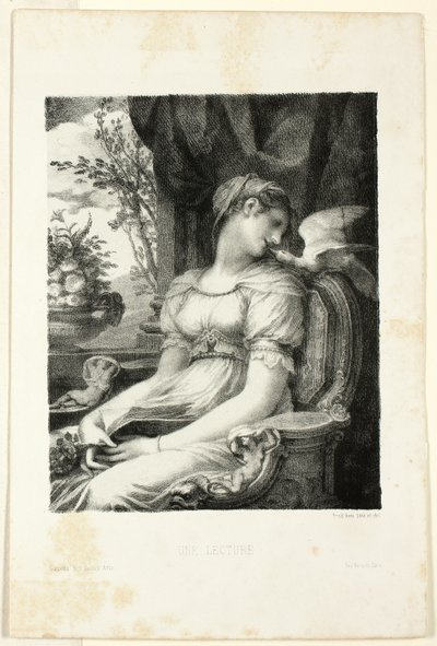 Une Lecture - Pierre Paul Prud