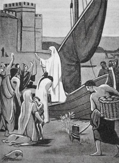 Sainte Geneviève apporte des provisions à Paris - Pierre Puvis de Chavannes
