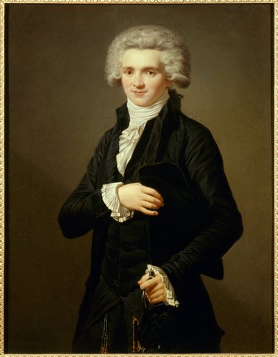 Portrait de Maximilien de Robespierre (1758-1794) conventionnel en habit de député du Tiers État - Pierre Roch Vigneron