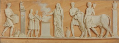 Peinture de dessus de porte, années 1790 - Pierre Rousseau