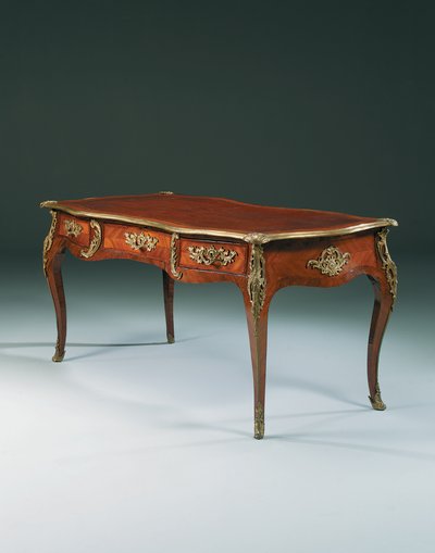 Bureau plat Louis XV - Pierre Roussel