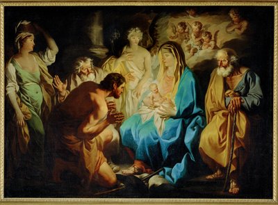 Adoration des bergers (peinture sur toile) - Pierre Subleyras