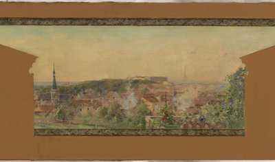 Esquisse pour la mairie de Vanves : Panorama de Vanves - Pierre Vauthier