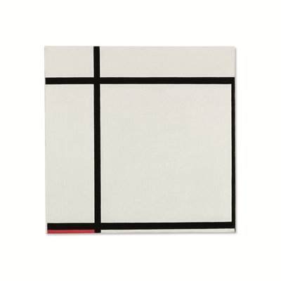 Composition II, avec rouge - Piet Mondrian