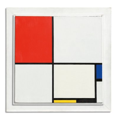 Composition No. III, avec rouge, bleu, jaune et noir - Piet Mondrian