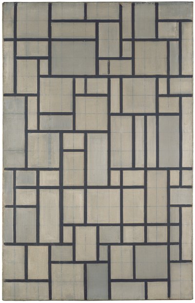 Composition avec grille 2 - Piet Mondrian