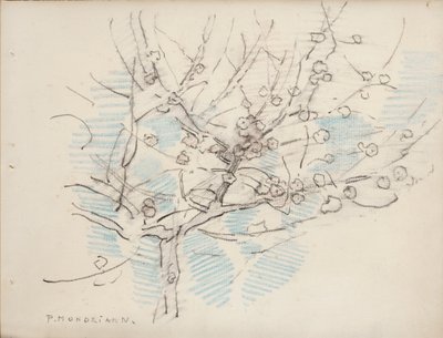 Arbre en fleurs, vers 1917-18 - Piet Mondrian