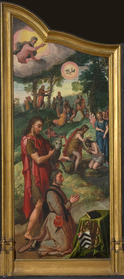 Triptyque de Jan van der Biest panneau gauche - Pieter Aertsen