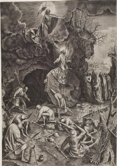 La résurrection - Pieter Bruegel the Elder