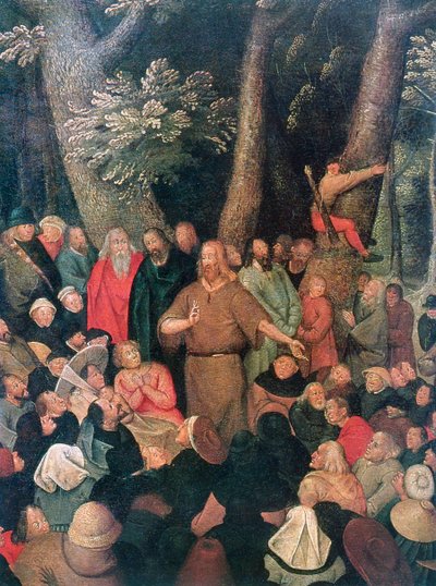 Le Sermon de Jean-Baptiste (détail), 1604 - Pieter Brueghel the Younger