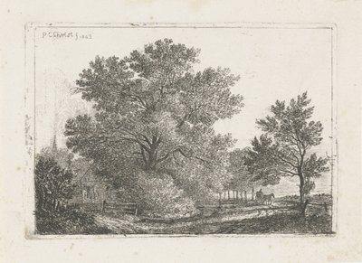 Paysage avec grand arbre - Pieter Casper Christ