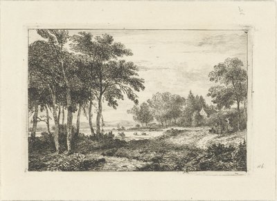 Paysage avec cavalier - Pieter Casper Christ