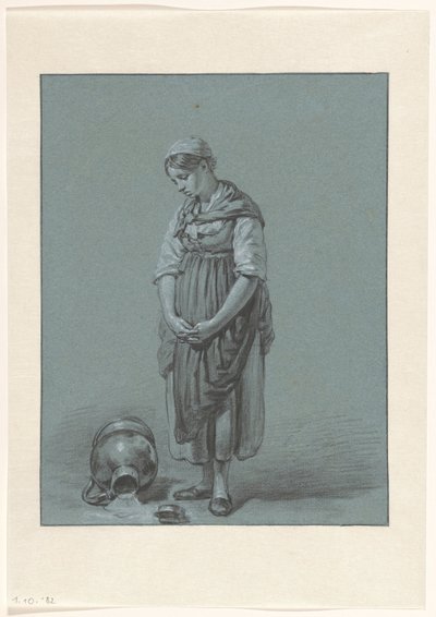 Fille debout près d