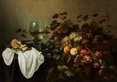 Nature morte avec fruits et Roemer - Pieter Claesz
