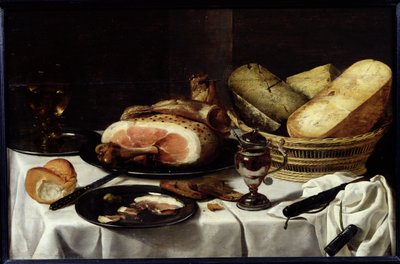 Nature morte avec jambon - Pieter Claesz