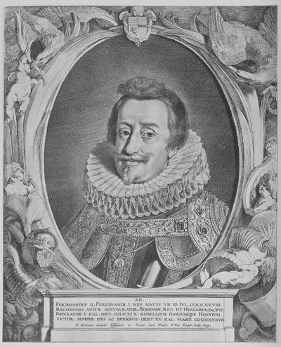 Ferdinand II, empereur du Saint-Empire romain, gravé par Pieter van Sompel, 1644 - Pieter Claesz Soutman
