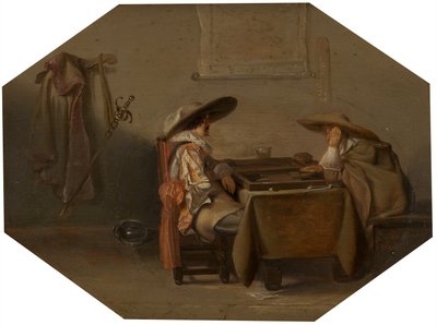 Joueurs de tric-trac - Pieter Codde