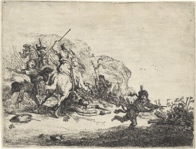 Combat de cavaliers - Pieter Cornelisz. Verbeeck