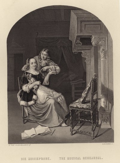 La Répétition musicale - Pieter Cornelisz van Slingelandt