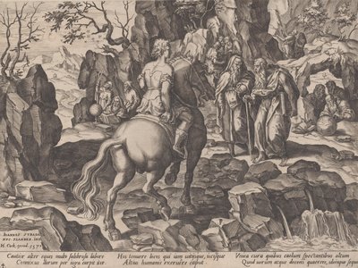 Accumuler des connaissances, de La Course de la vie humaine, 1570 - Pieter Furnius