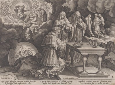 Vieillesse et mort, de La Course de la vie humaine - Pieter Furnius