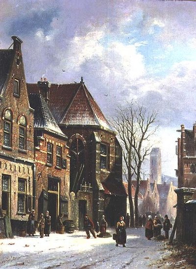 Une Scène de Rue Hollandaise - Pieter Gerard Vertin