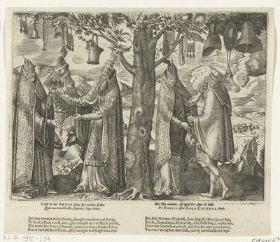 Boom van Roomse afgoderij, ca. 1570 - Pieter Huys