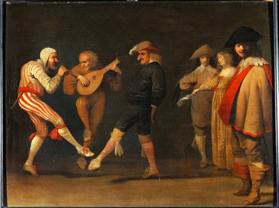 Comédiens danseurs - Pieter Jansz. Quast