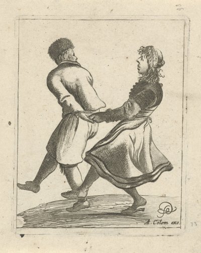 Couple dansant - Pieter Jansz Quast