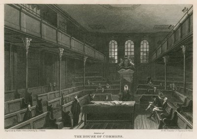 Intérieur de la Chambre des communes, Westminster, Londres - Pieter Jansz. Quast
