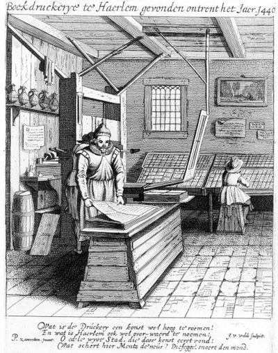 La reliure de Laurens Janszoon Koster, de 