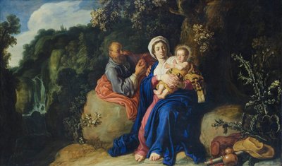 Le repos pendant la fuite en Égypte - Pieter Lastman