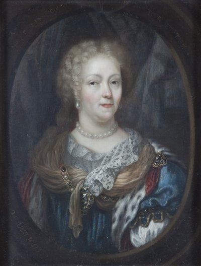 Princesse Anna de Thurn et Taxis (huile sur cuivre) - Pieter Leermans