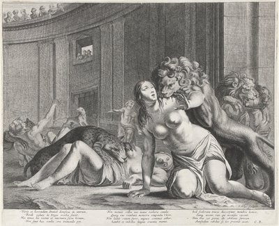 Daniel dans la fosse aux lions - Pieter Nolpe