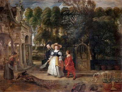 Rubens et Hélène Fourment dans le jardin, vers 1631 - Peter Paul Rubens
