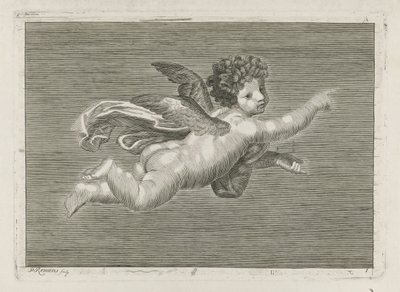 Putto pointant - Pieter Romans