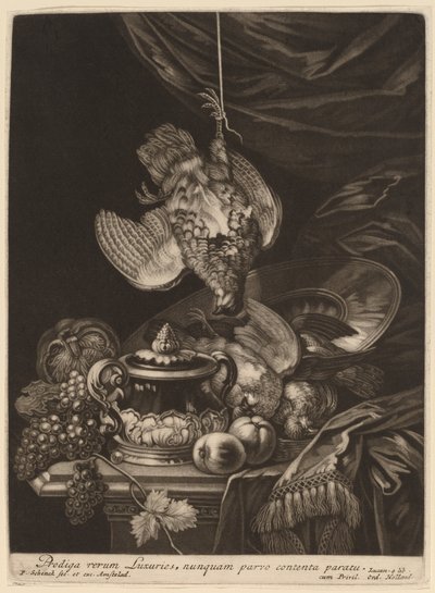 Nature morte avec une perdrix suspendue - Pieter Schenck I