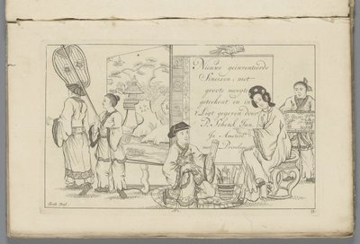 Dessinateur chinois et autres figures chinoises - Pieter Schenk (II)