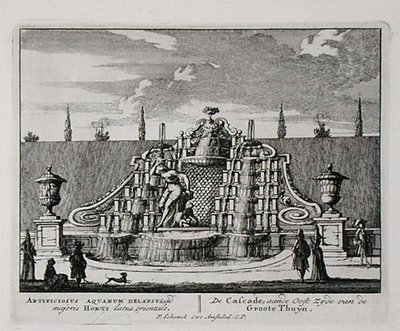 La cascade dans un jardin oriental, de 