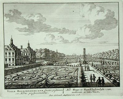 Le jardin à Honsholredyk, de 